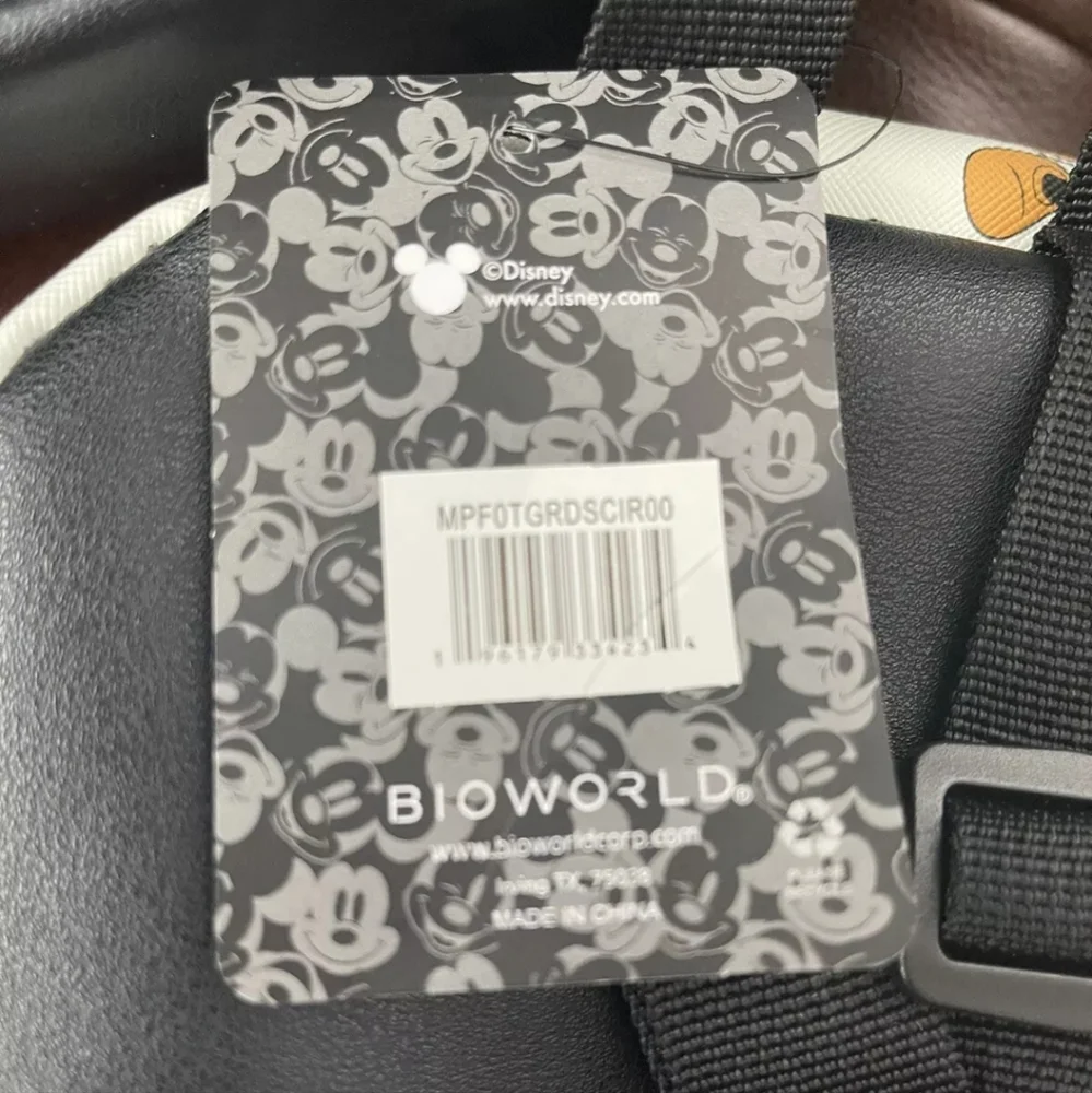 Bioworld Disney MINI Backpack Multi-Color MICKEY MOUSE Print White 11